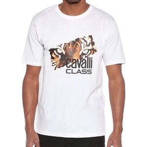 Cavalli Class White Tiger Graphic Tee